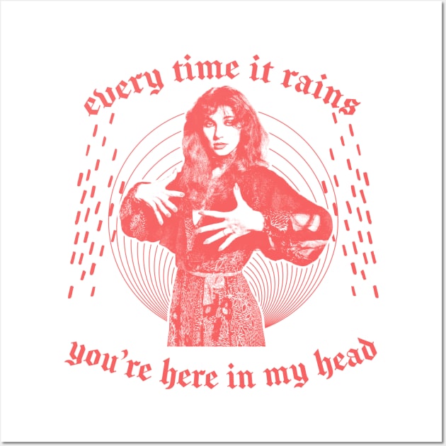 Kate Bush † Retro Aesthetic Fan Art Design Wall Art by DankFutura